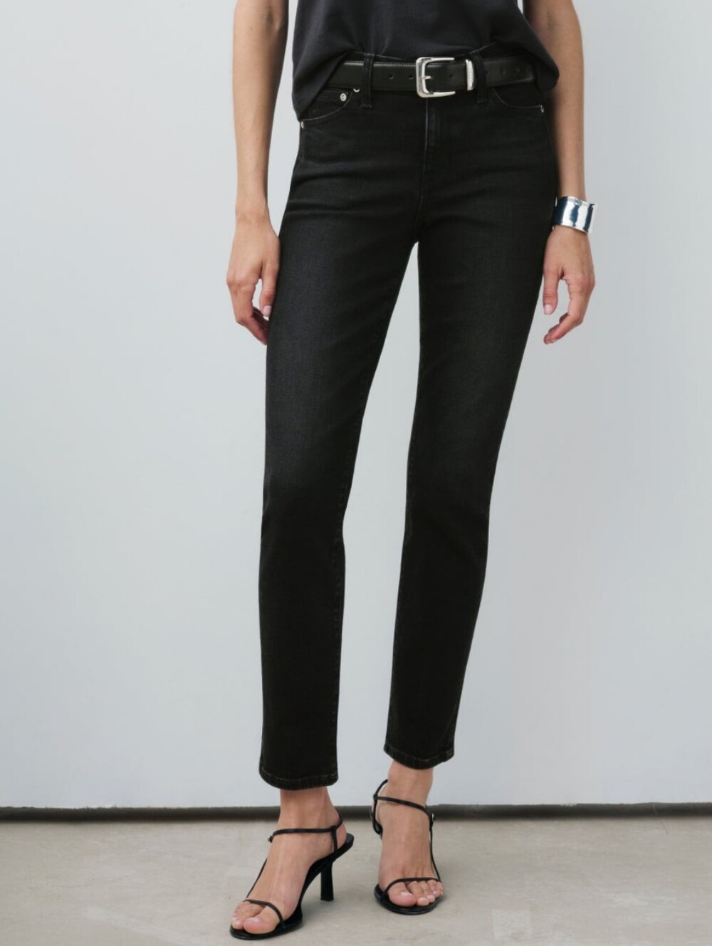 AYR "The Stir" Straight Leg Black Jeans - Size 26 (R)